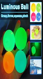 Ceiling Sticky Wall Ball Luminous Glow In The Dark Squishy Anti Stress Balls Stretchable Soft Squeeze Adult Kids Toys Party Gift 24987262