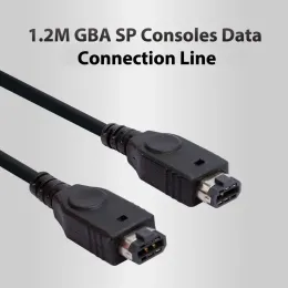 كابلات جديدة 1.2 متر 2 لاعبين ارتباط بيانات الاتصال كبل كبل سلك Gameboy Advance GBA SP Cable Gbato GBA/SP Dualpurpose Line Black