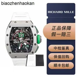 Milles Richamills Watch RM1101自動メカニカルメンズマンシーニ限定版ユニークな球技タイミングチタン金属完全セット