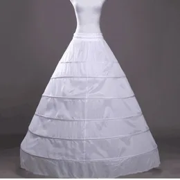 6 HOOPS BRIDAL Wedding Petticoat Małżeństwo Gaza Gaza 2019 Crinoline Underskirt Wedding Akcesoria Jupon Mariage CPA206 246A