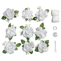 Flores decorativas Decorações artificiais de carros de casamento