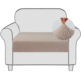 Bettwäsche Jacquard Sofa Kissenabdeckung dickes Gummiband für Wohnzimmer Sessel Ecksofa Kissen Sitzplätze Abdeckung Abdeckung Couch Decke