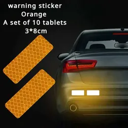Upgrade Reflective Bumer Aufkleber Warnband Sicherheit Auto Kollisionsbezeichnung Praktische Verschleiß -Widerstandsmodell y Tesle