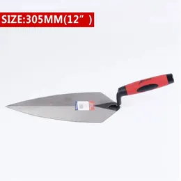 1pc 5inch Construction Tools Putty Knife Brick Trowel Laying Carbon Steel Blade Pointing Plaster Tool Carbon Steel 2023
