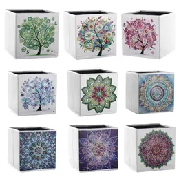 Storage Boxes Bins Diamond Art Painting storage box foldable bag DIY cross stitch embroidered diamond art number kit Q240506