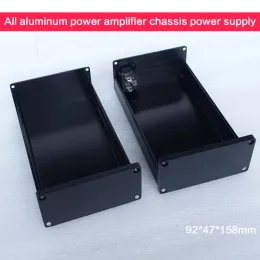 Förstärkare Diy Allaluminum Power Amplifier Chassis 0905 amp CASE LINEAR POWER SCAL Audio Box Small Amplifier Enclosure 92*47*158mm