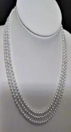 4mm 3 Strand Pearl Necklace012345678910111213149996930
