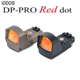 오리지널 DP Leup Pro Red Dot Sight Fit Fit G1911/G1913 마운트 마크 버전 검은/다크 흙