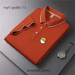 Çekmece Erkek Polos Mens Polos Golf Gömlek Hızlı Düzenleme Nefes alabilen İş Polo Yaz Yüksek Kalite Kısa Kol Üst Malbon Giyim Tshirt 6040