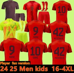 3xl 4xl 24 25 koszulki piłkarskie Kane Sane Kimmich Monachy Muller Davies Coman 2024 2025 Home Football Shirt Goretzka Garetzka GaBry Maney Musiala Men Kids Kit 118