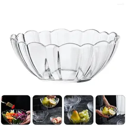 Dinnerware Sets Salad Bowl Acrylic Bowls Lotus-shaped Party Fruit Dessert Breakfast Useful Ramen PC Unique Noodles