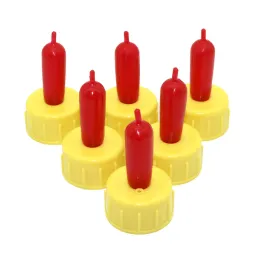 Tillbehör 50 PCS Animal Feeders Red Silicone Nipple Mammal Special Feeding Equipment Wholesale Animal Feeder