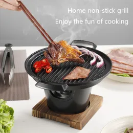 Accessories Mini Barbecue Oven Grill Home Outdoor Camping Alcohol Stove BBQ Japanese One Person Cooking Garden Party Roasting Meat Tool