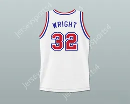 Custom mass jovens/crianças Monica Wright 32 Vigo Basketball Jersey com Love and Basketball Patch Top Stitched S-6xl