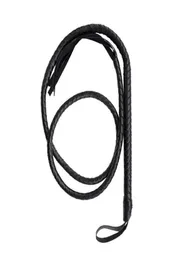 Crafts Black Bull Whip 65 fot Ko Hud Leather Custom Bullwhip Belly and Bolster Construction 2204118986091