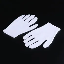 2024 NEW 1 Pair Adult White Formal Gloves Men Tuxedo Guard Parade Santa Inspection Dress Cheap Working Glovesguard parade inspection gloves