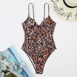 Swimwear's Swimwear Leopard Stampa bikini Push Up Up Sexy High Waist Sheshes Sheshes Monokini Trend Women Women Tropical Brasilian Beach Bareding Adday