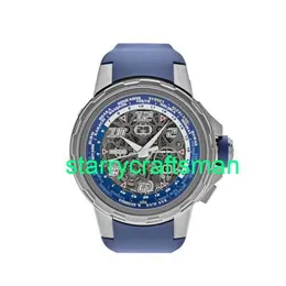 RM Luxury Watches Mechanical Watch Mills RM63-02 Automatic Worldtimer Titanium STHD