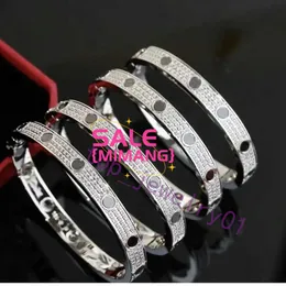 pulseira de diamante torque designer feminino pulseira de unhas preto jóias de jóias de jóias de jóias de jóias panorâmicas de rosa prateada homem feminina pulseira feminina uqwq