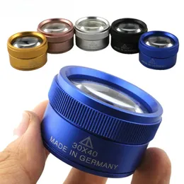 30x Optics Loupes Lupenschleife Mikroskop -Vergrößerungsglaslinse tragbar mit Juweliermünzenstempeln kompatibel