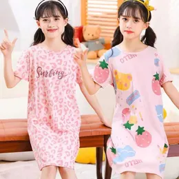 Пижама дошкольное образование для девочек ночное платье принцесса платье детское пижама для девочек ночное платье для девушек рукавиц Pajamasl2405