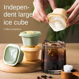 Zackoo 64cm Silicone Ice Ball Maker Cream Dualpurpose Mold Big Shape Cube Artifact 3Pcs For Whiskey Coffee 240508