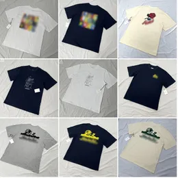 Projektant Summer Mens T-koszule Damskie drukowane topy TEES Fashion T-shirt Jakość bawełny swobodny krótki rękaw Hip Hop Streetwear