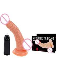 Baile Vibraton realistiska dildos vattentät flexibel penis med texturerad axel och stark sugskopp sexleksak för kvinnor Q17112439781721