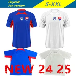 24 25 Slovacchia Hancko Soccer Jersey 2024 Slovak National Team Kit Kit Kit Slovenska Away Away Lobotka Football Shirts Kit per uomini e bambini 2025 a maniche corte per adulti