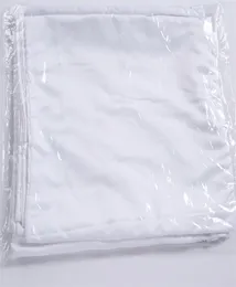 Party Favor Sublimation Peach Skin Pillow Case Transfer Druk puste białe brzoskwinie poduszki flanellete Fase Fasbe Materiał klientów 4040CM2413370