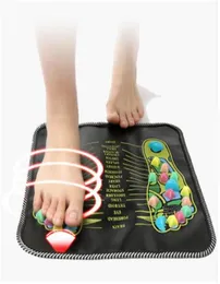 Epacket Acupuncture Foot Tratamento de paralelepípedos Reflexologia de pé colorido Caso de Massager Square Square para relaxar Body5661797