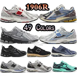 Ny 1906R Silver Classic Crimson Sneakers Running Shoes 1906r Blue Agate Mint Green Black Sapphire Metallic Blue White Gold Downtown Run Woman Men Size 36-45