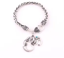 Jóias Huilin Viking om hindu ganesh elefante pendente Índia Índia Bracelets de trigo de amuleto religioso 252g2728398