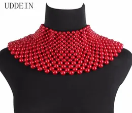 Uddein moda jóias indianas de jóias artesanais colares de miçangas para mulheres colarinho de colarinho de colarinho vestido de noiva maxi colar