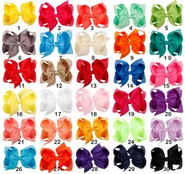 30pcllot 4 -calowy Solid Hair Band with Clip Girl