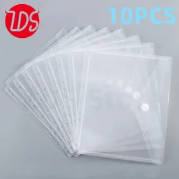 10pcs 29*23cm ملف ملفات ملف فضفاض الأوراق واللوازم المؤتمرات كيس التخزين المواد المقاومة للماء 240507