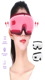 Electric Vibration Eye Massager Bluetooth Eye Care Device Wrinkle Fatigue Relieve Vibration Massage Compress Therapy Glasses5504254