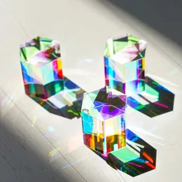 Hutds Color Prism Glass Light Sunompresss Table Furnishings Crystal Crystal Creative Gift Sun Catcher 240430