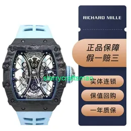 RM Luxury Watches Mechanical Watch Mills Erkek Serisi RM53-01 Polo Limited Edition Tourbillon Full Hollow 44.50 X 49.94 Manuel RM 53-01 Polo Stja