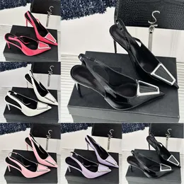 High Heels Womens Dress Shoes Designer Sandaler Patent Läder Suede Women Luxury Lady Fashion Party Wedding Office Heel 35-39 8 10 cm