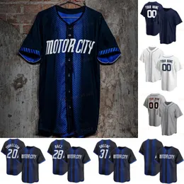 2024 City Connect Jersey Javier Baez Miguel Cabrera Baseball -Trikot Spencer Torkelson Riley Greene Tarik Skubal Jack Flaherty Akil Baddoo Parker Meadows