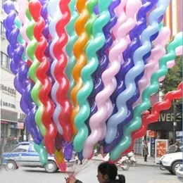 Party Decoration 10/20/30pcs Spiral Balloons 2.8g 40inch Twisted Long Latex Balloon For Boy Girls Birthday Decor Carnival