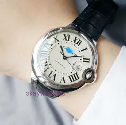 Cartre Luxury Top Designer Automatic Watches Full Set Blue Balloon Series 40mm 기계식 시계 남성 WSBB0039 오리지널 박스