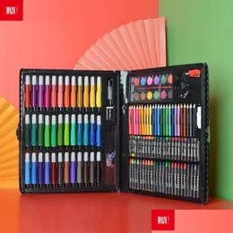 Målning levererar 150 st barn konst set barn ding konstnär färg penna crayon olje pastell tavla verktyg stationer stackeri 240318 droppleverans hem otgvl