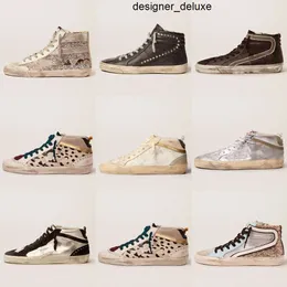 Новый релиз Fashion Women High Top Shoes Mid Slide Star Sneakers Роскошные классические белые долга