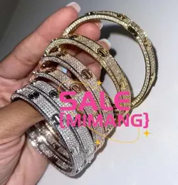 Projektant Biez Bangle Kajia Full Sky Star Diamentowa bransoletka Bransoletka Mosiężna cyrkon galwanida 18k