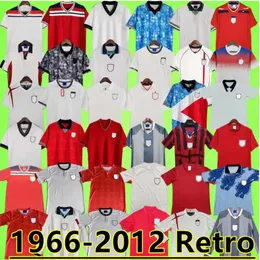 Englands Retro Soccer Trikots 1966 1980 1982 1984 1986 1988 1990 1992 1994 1998 1998 2000 2002 2004 2006 2012 Football -Shirt T Kane Rooney Owen Moore Lineker Hurst