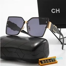 Óculos de sol Designer óculos de óculos que acionam lentes conjuntos de descoloração quadrada preta UV Quadro de Langzuhe Segunda Polícia Leia Óculos de Sun