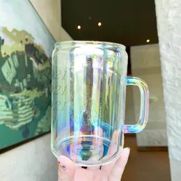 Горячие продажи 700 мл TTARBUCKS CUP CREATION DESIGN GLESS GLASS STONAL CONTER PROOK