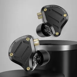 携帯電話イヤホンKZ ZS10 Pro 2 HIFI BASSメタルハイブリッド有線イヤホン4レベルチューンスイッチノイズキャンセルイヤホンスポーツ音楽ゲームイヤホンJ240508